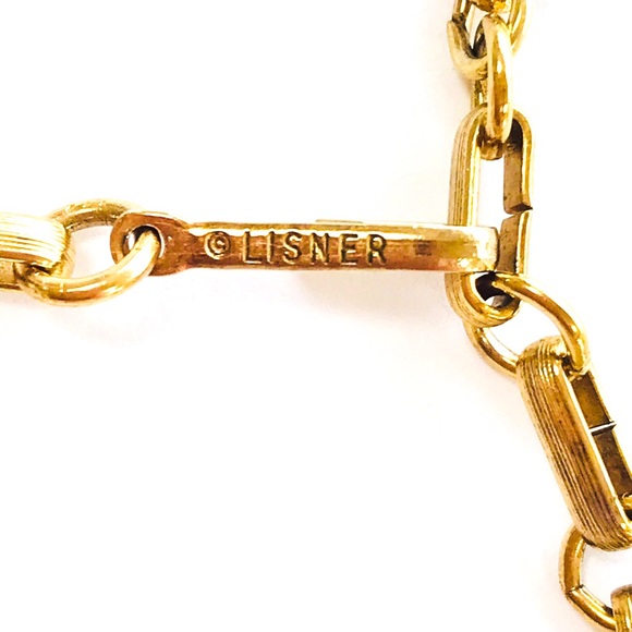 Vintage 50’s Signed Lisner Glam Crystal Rhinestone Collar Necklace 16” EUC - Picture 13 of 16